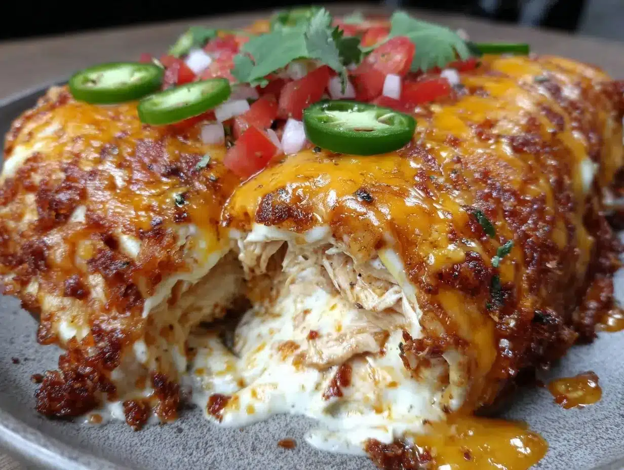 jalapeño popper chicken enchiladas preparation steps