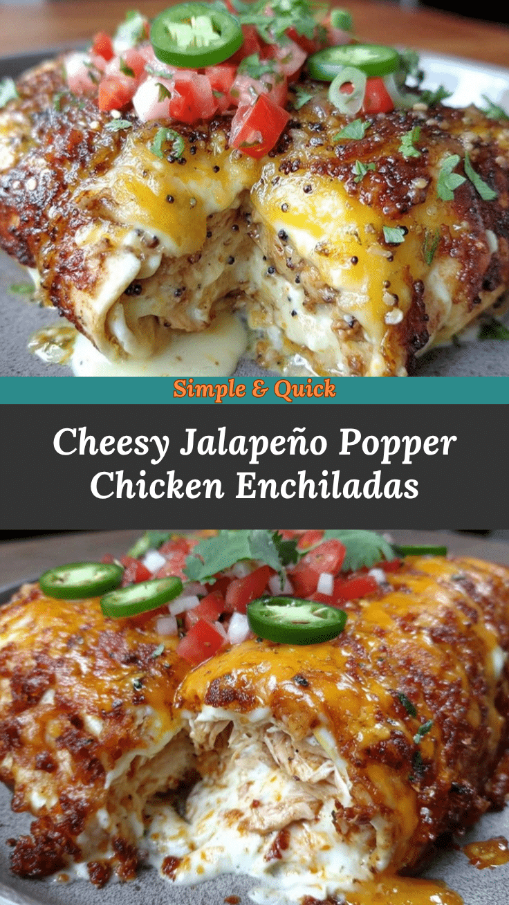 jalapeño popper chicken enchiladas recipe