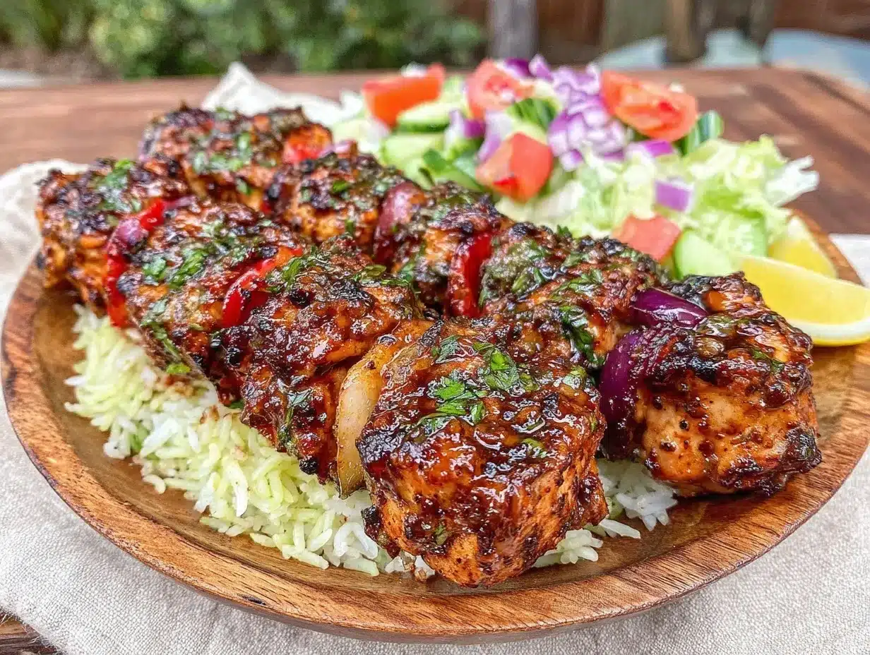 marinated chicken kebabs preparation steps