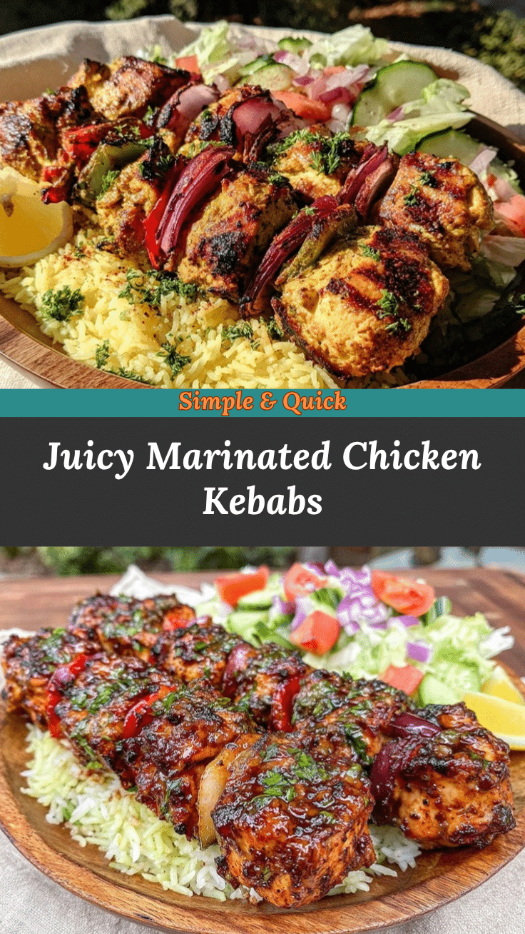 marinated chicken kebabs recipe