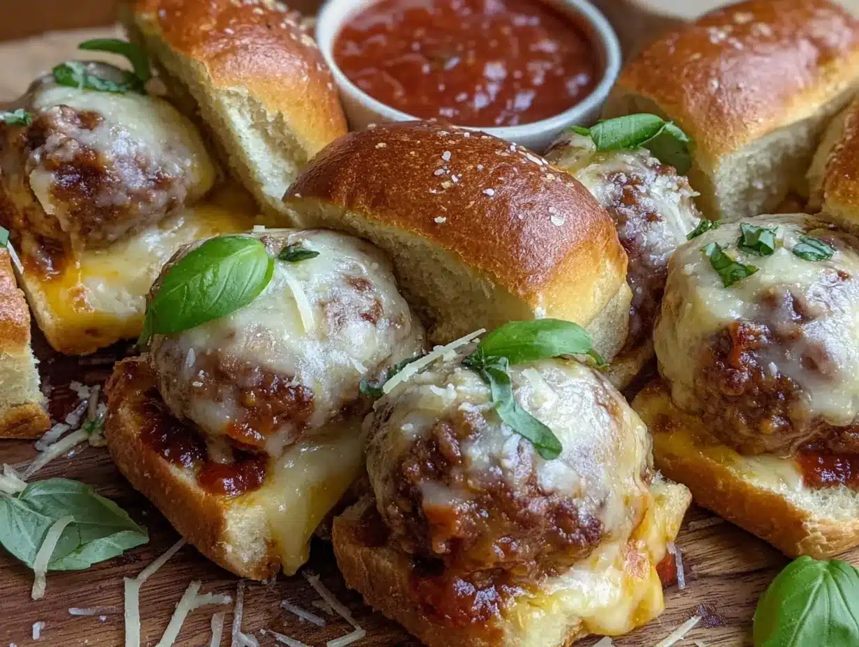 meatball sub sliders preparation steps
