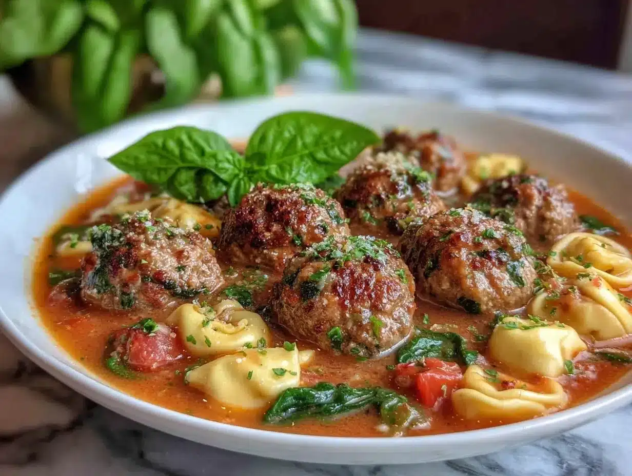 meatball tortellini soup preparation steps