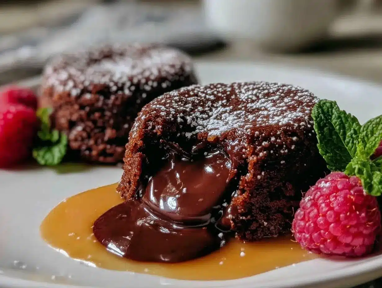 molten chocolate lava cakes preparation steps