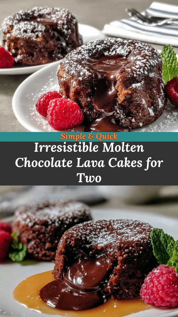 molten chocolate lava cakes recipe