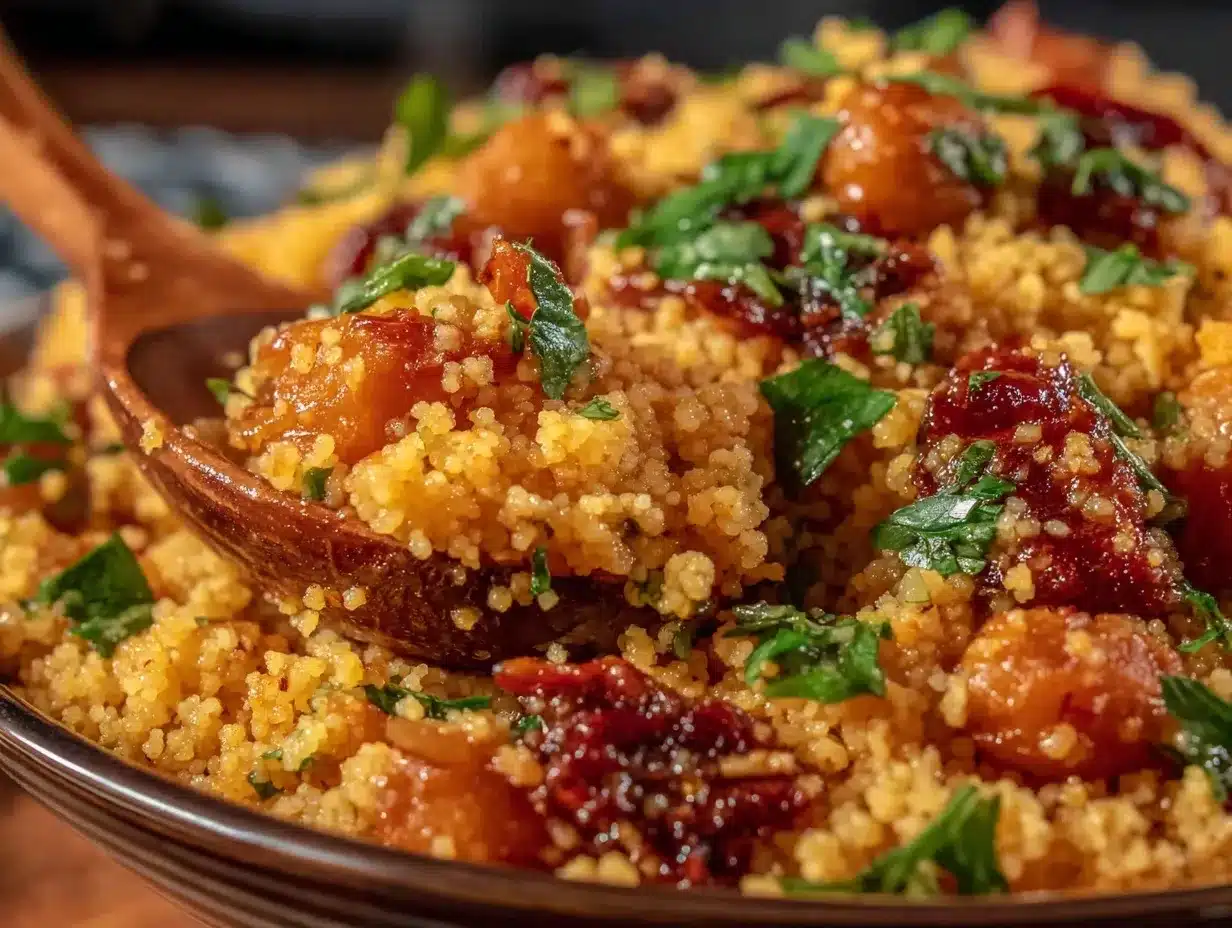 Moroccan Tomato Couscous preparation steps