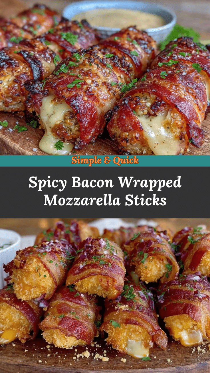 Nashville Hot Bacon Mozzarella Sticks recipe