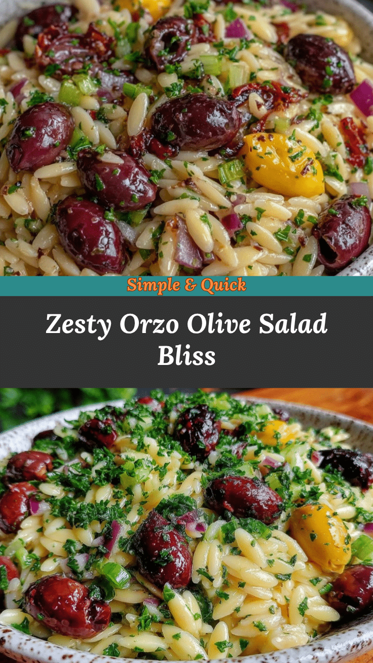 orzo olive salad recipe