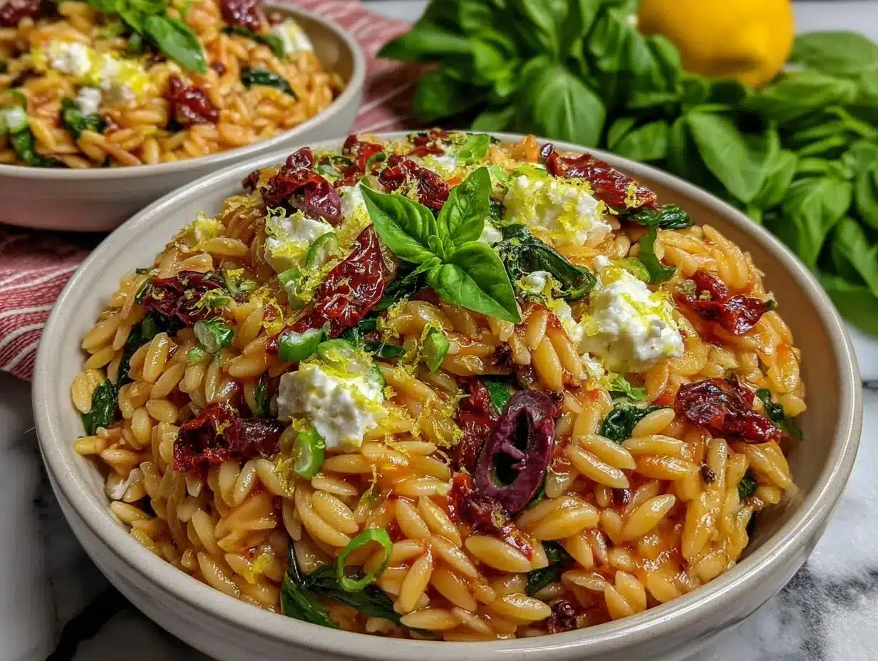 orzo pasta salad preparation steps