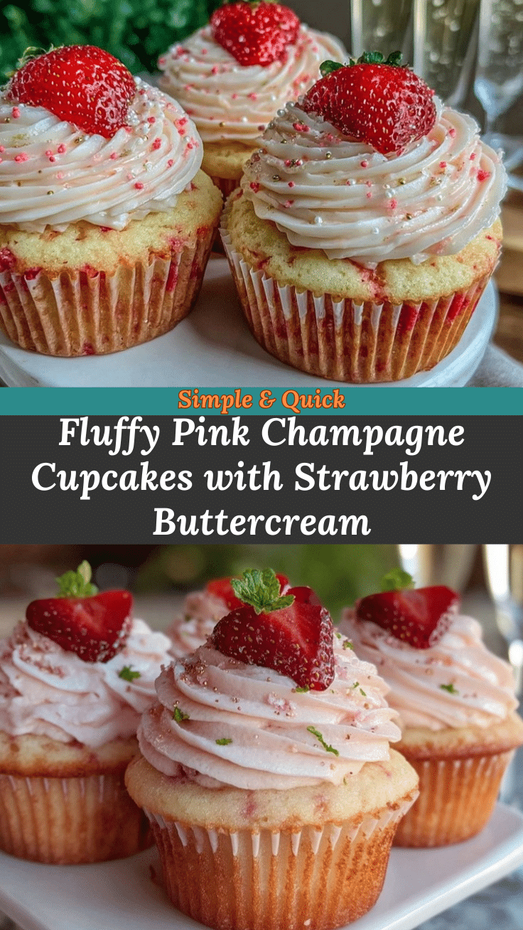 Pink Champagne Cupcakes recipe