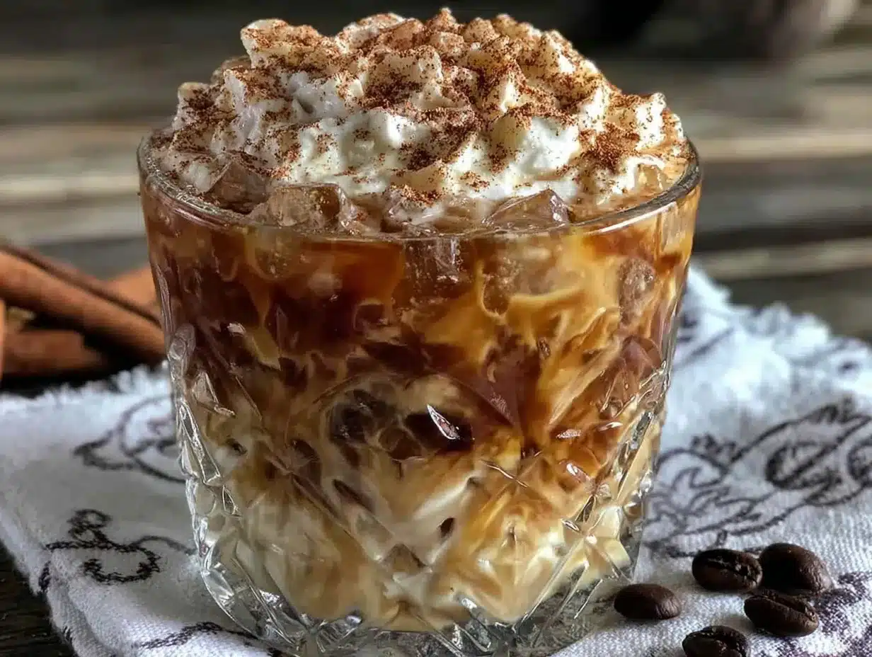 pumpkin chai iced latte preparation steps