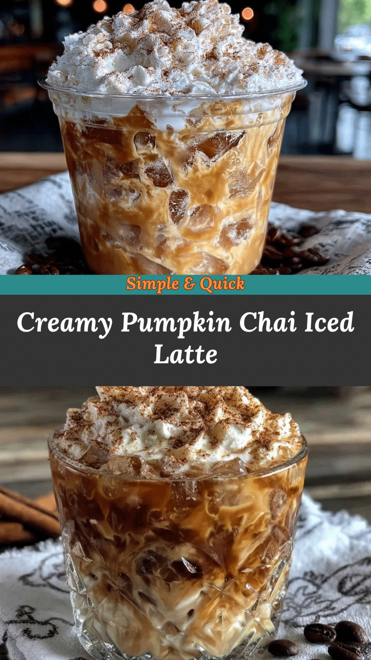 pumpkin chai iced latte recipe