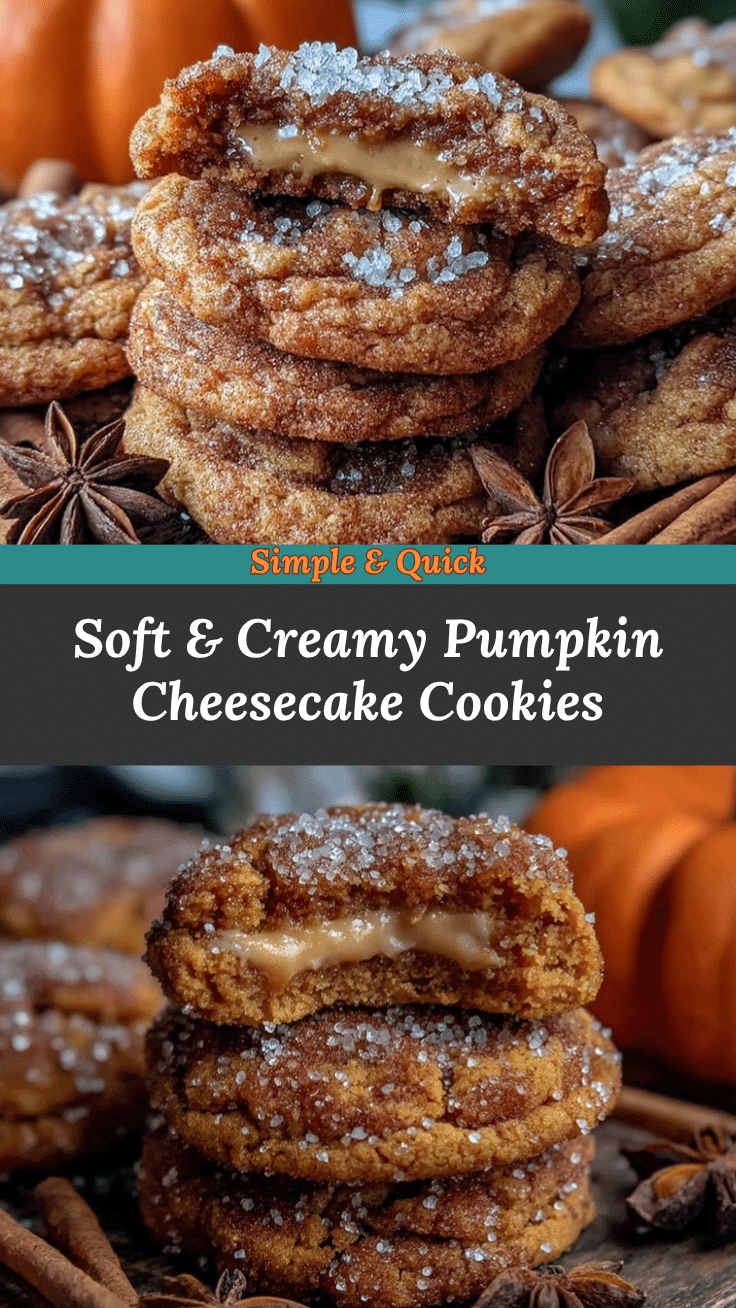pumpkin cheesecake cookies recipe