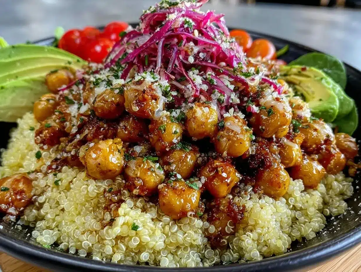 quinoa power bowl preparation steps