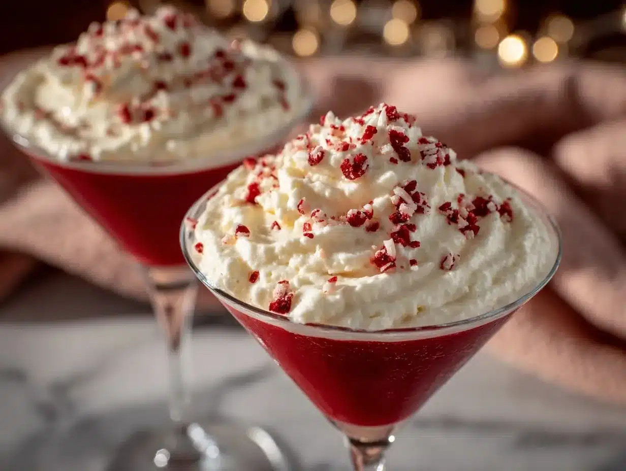 Red Velvet Martini preparation steps