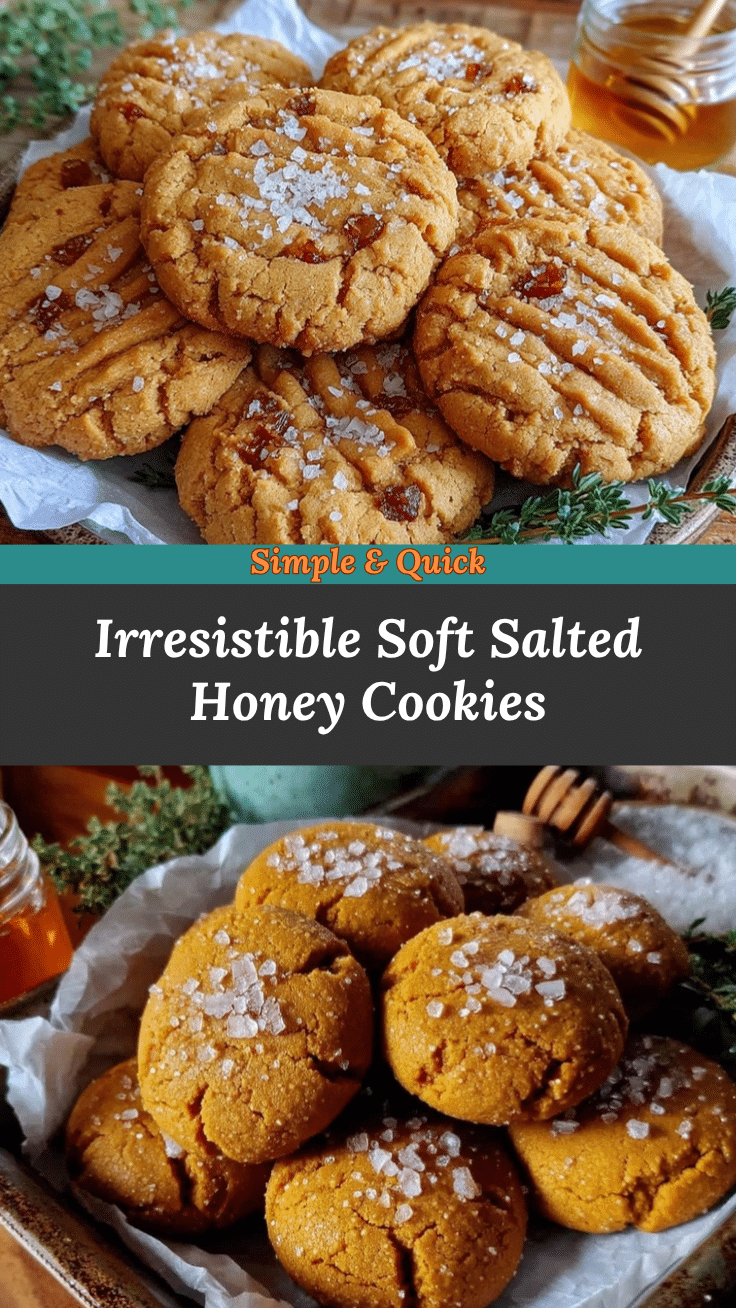 salted honey cookies recipe