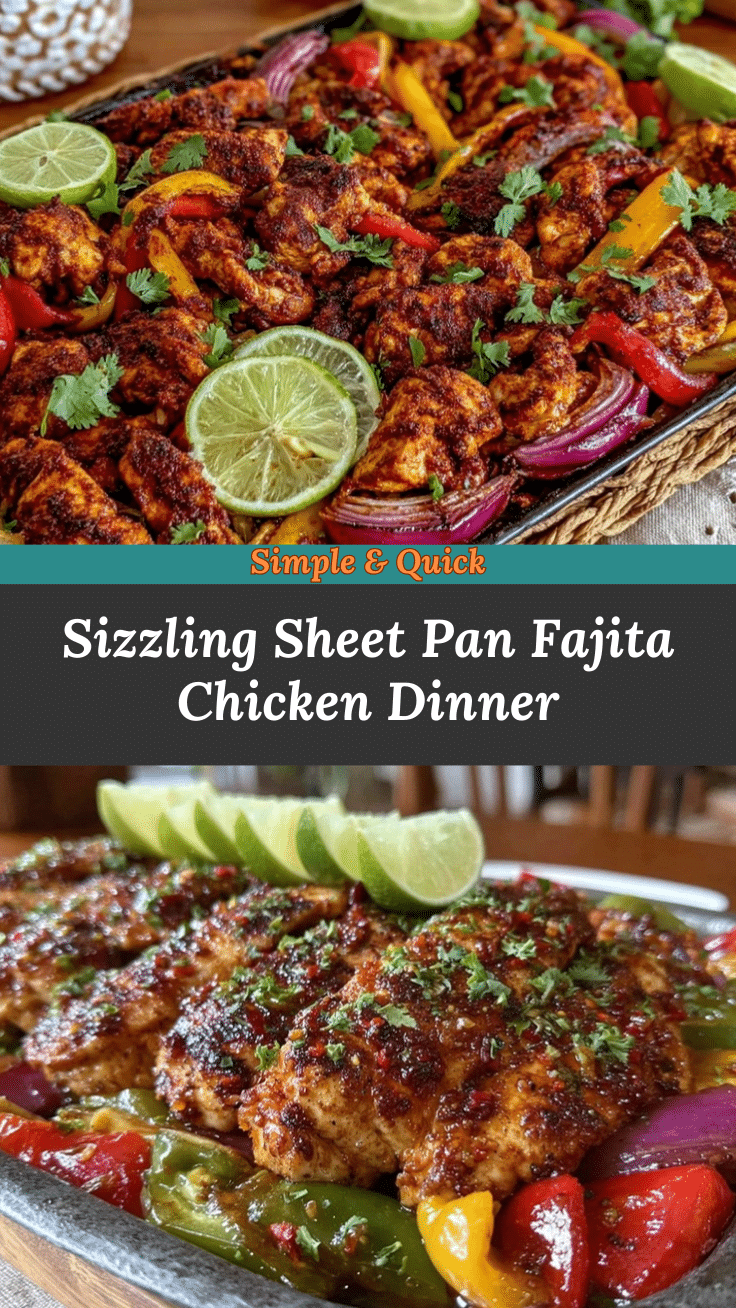 Sheet Pan Fajita Chicken recipe