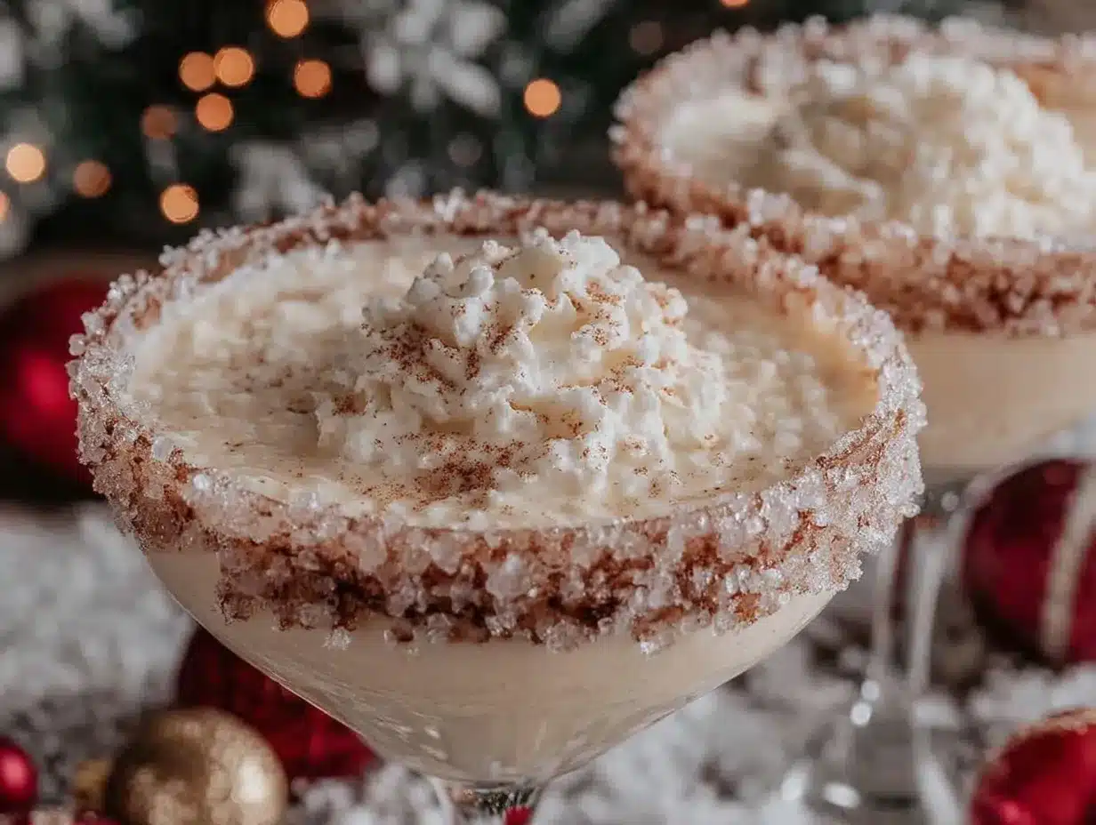 Snowflake Martini preparation steps