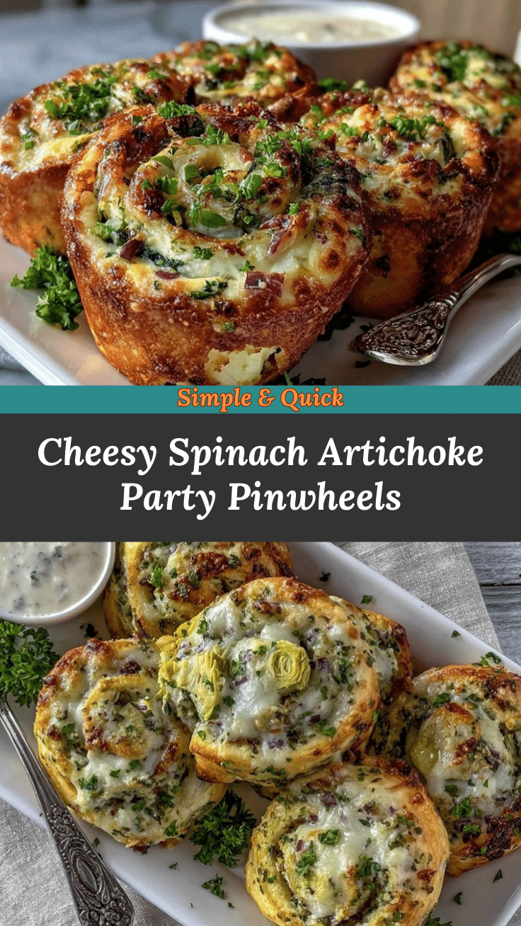 spinach artichoke pinwheels recipe