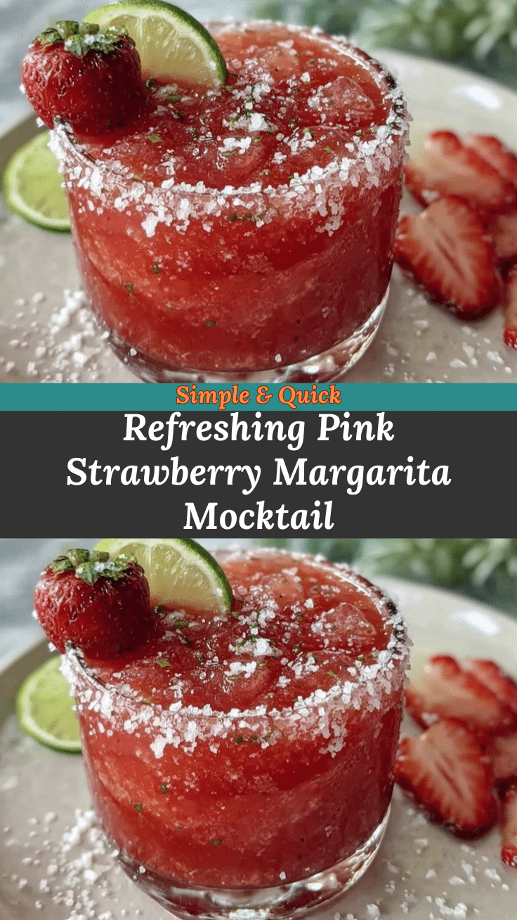 strawberry margarita mocktail recipe