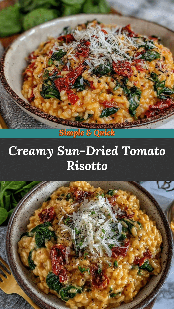 sun-dried tomato risotto recipe