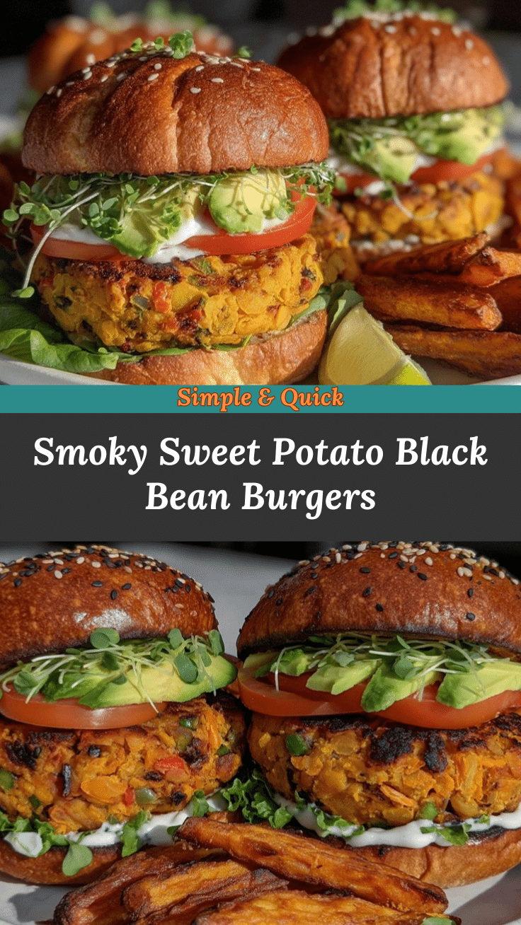 sweet potato black bean veggie burgers recipe
