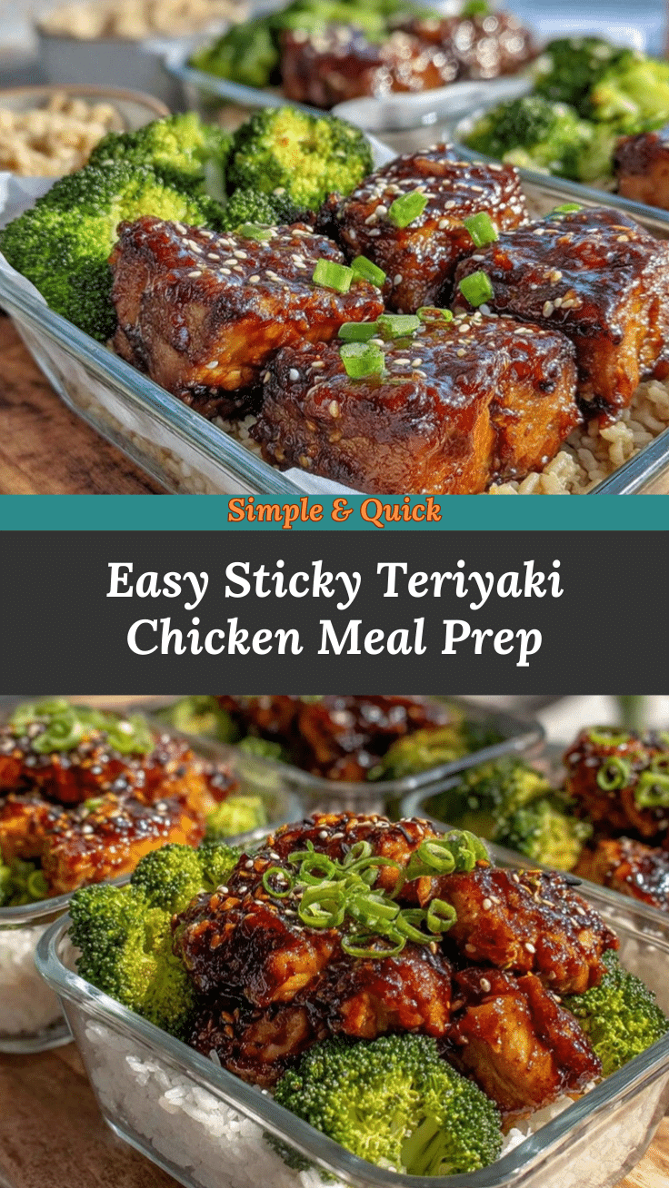 teriyaki chicken and broccoli meal prep recipe