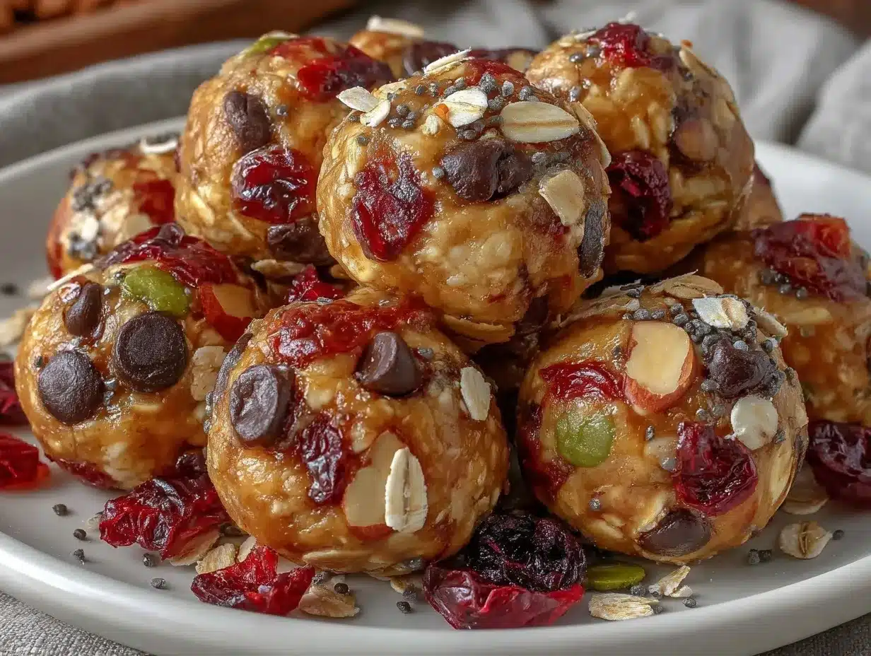trail mix energy balls preparation steps