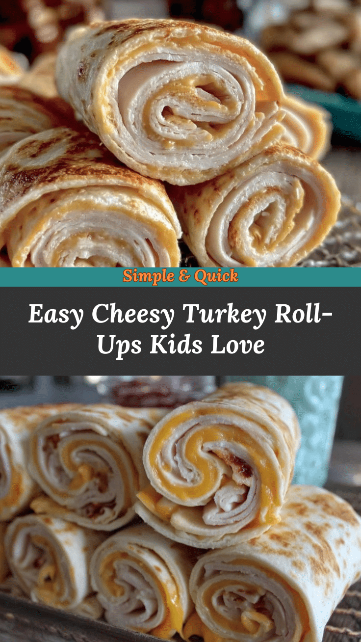 turkey and cheese roll-ups recipe