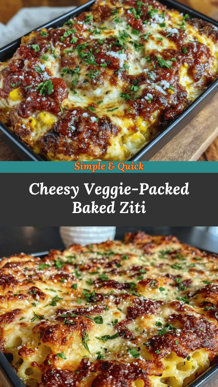 veggie baked ziti recipe