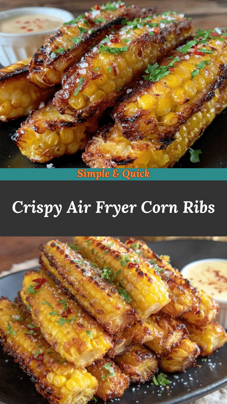 air fryer corn ribs recipe