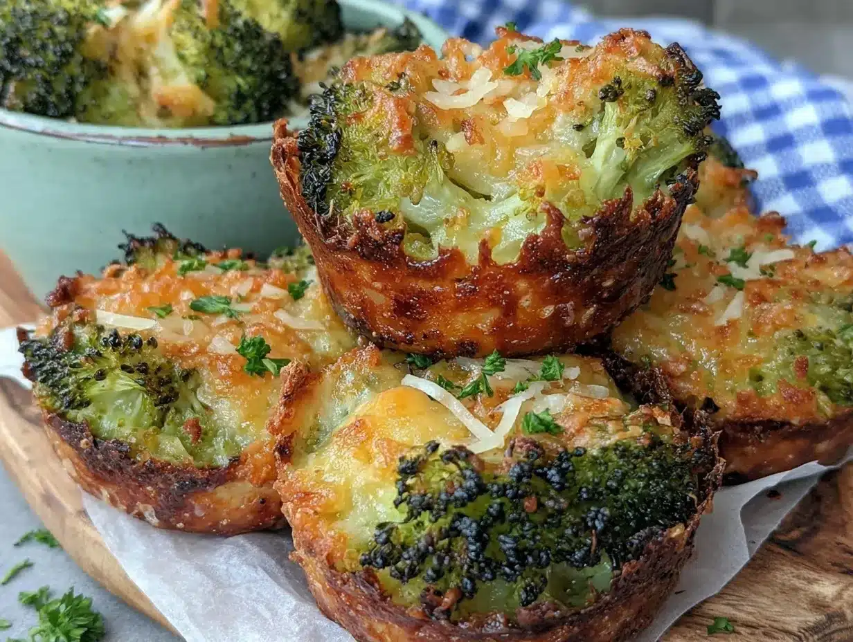 air fryer garlic broccoli bites preparation steps