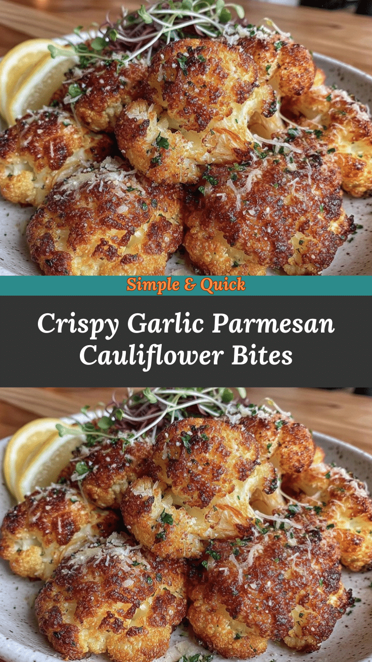 air fryer garlic parmesan cauliflower bites recipe