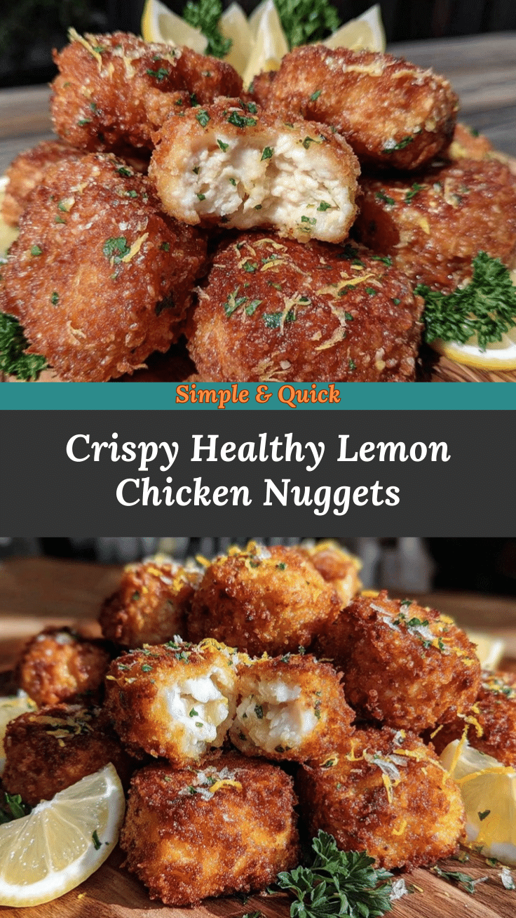air fryer lemon chicken nuggets recipe