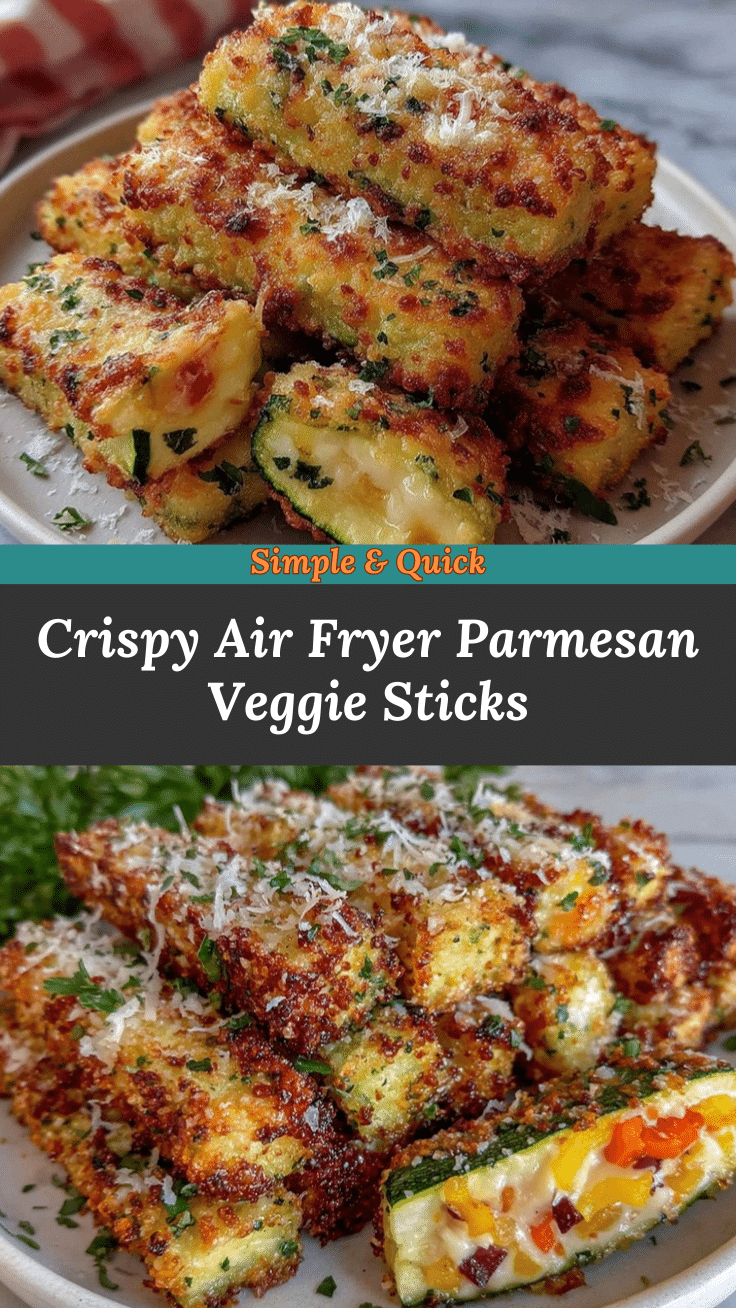 air fryer parmesan veggie sticks recipe