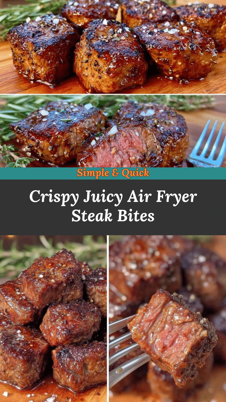 air fryer steak bites recipe