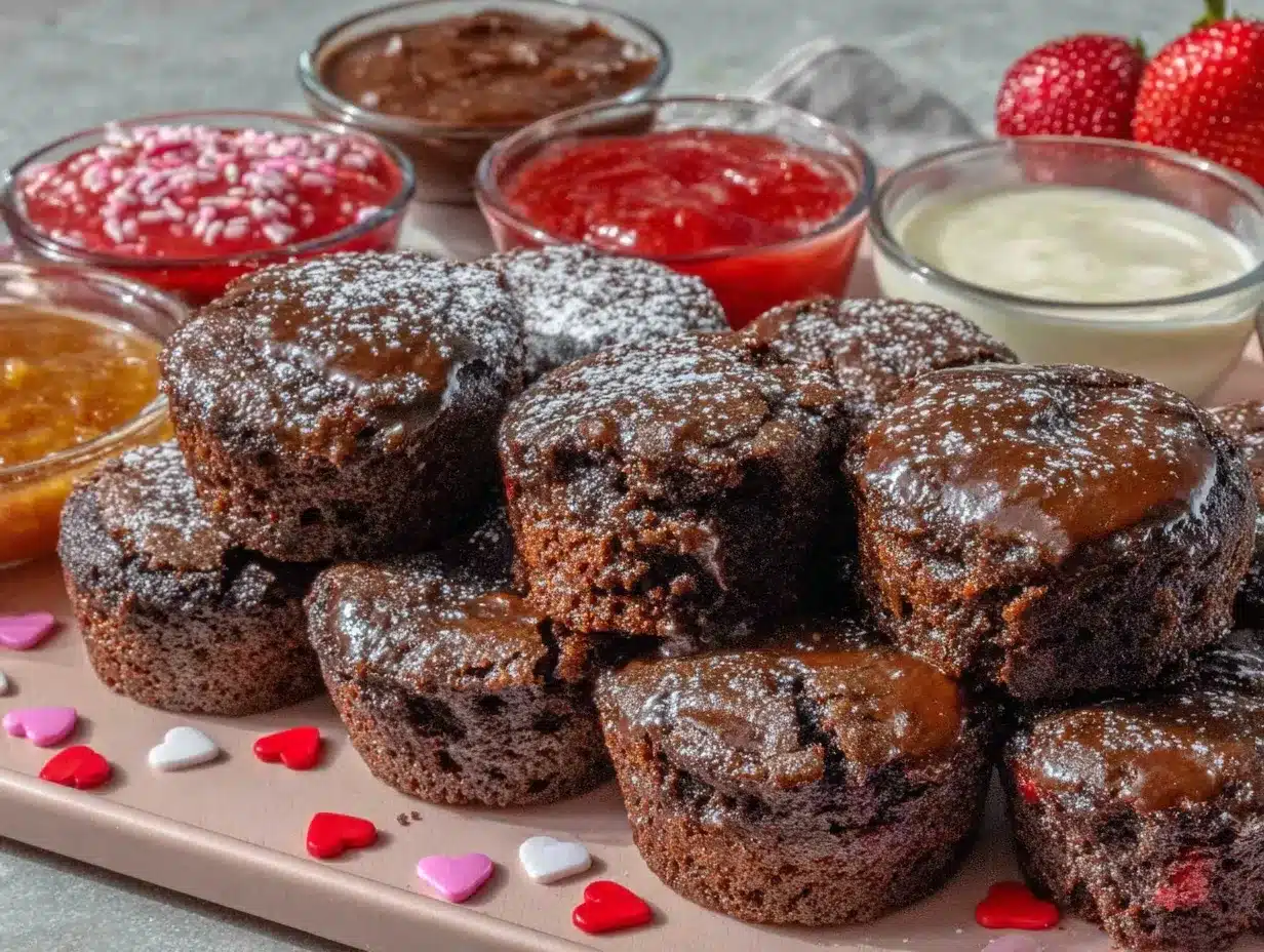 brownie bite board preparation steps