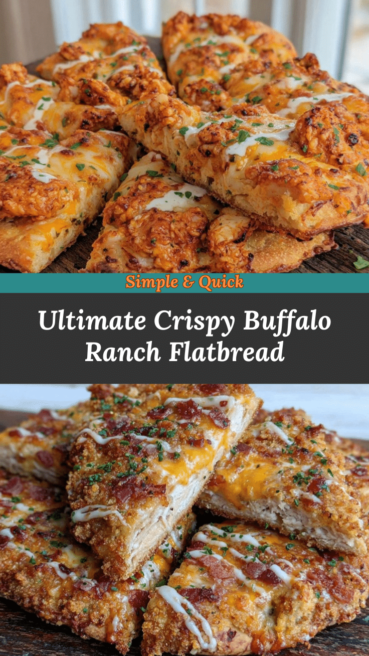 Buffalo Ranch Flatbread recipe
