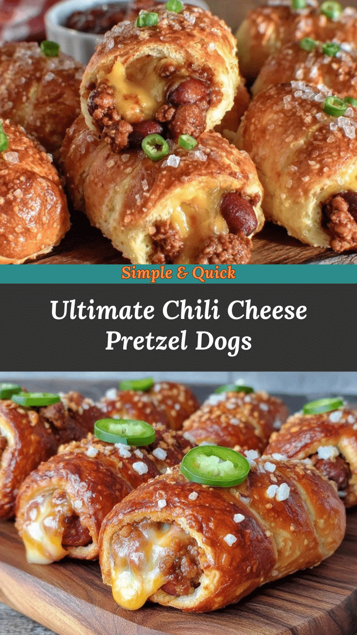 chili cheese pretzel dogs recipe