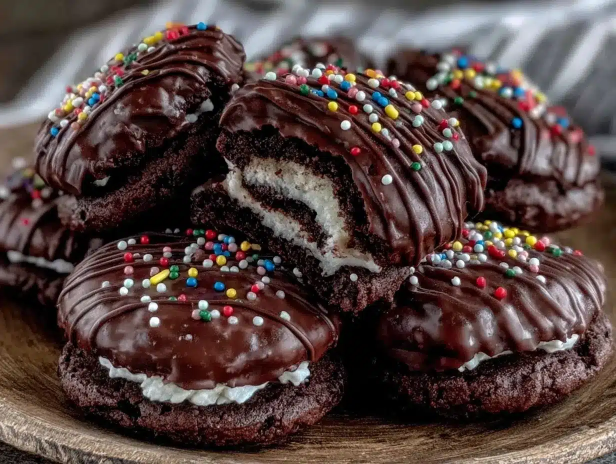 chocolate-covered oreos preparation steps