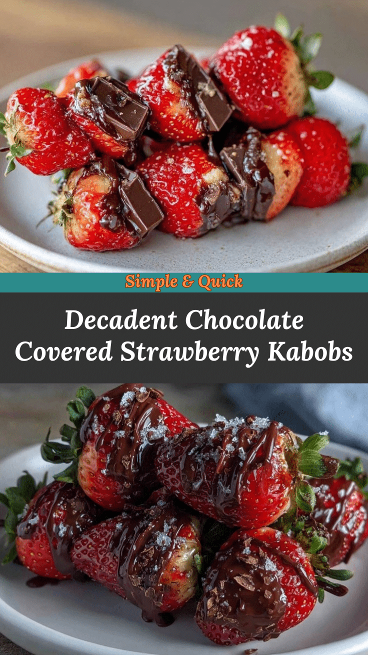 chocolate strawberry kabobs recipe