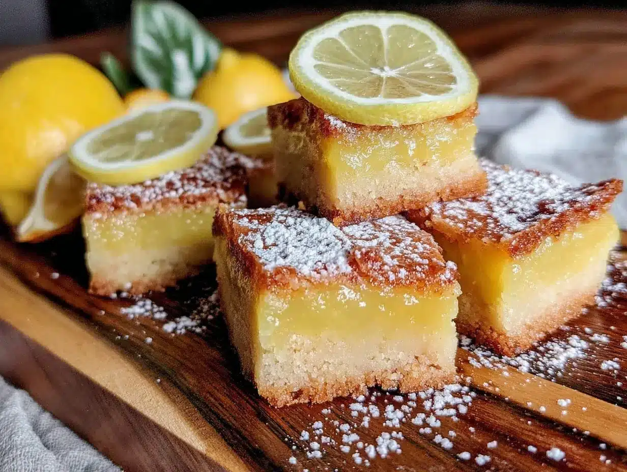 classic tangy lemon bars preparation steps