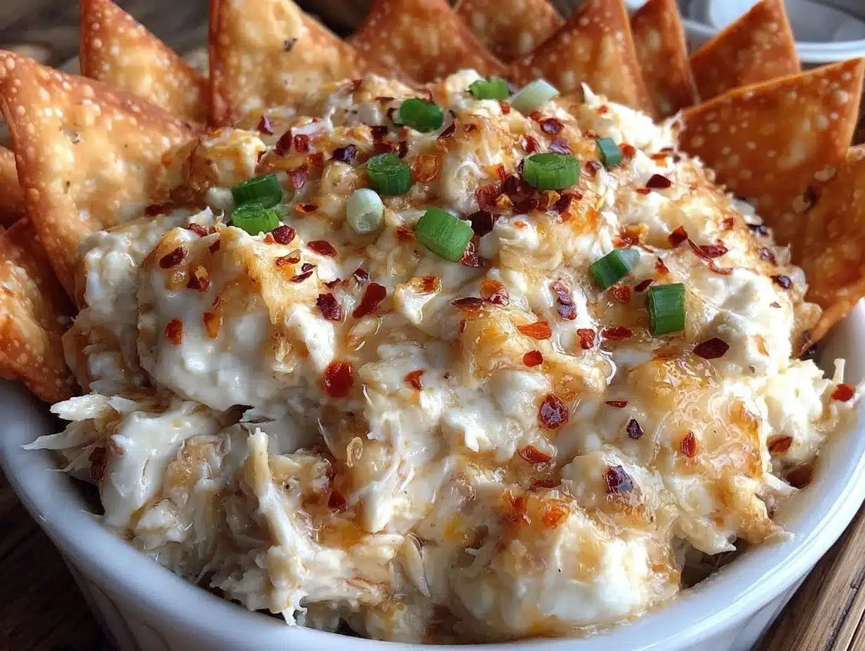 Creamy Crab Rangoon Dip preparation steps