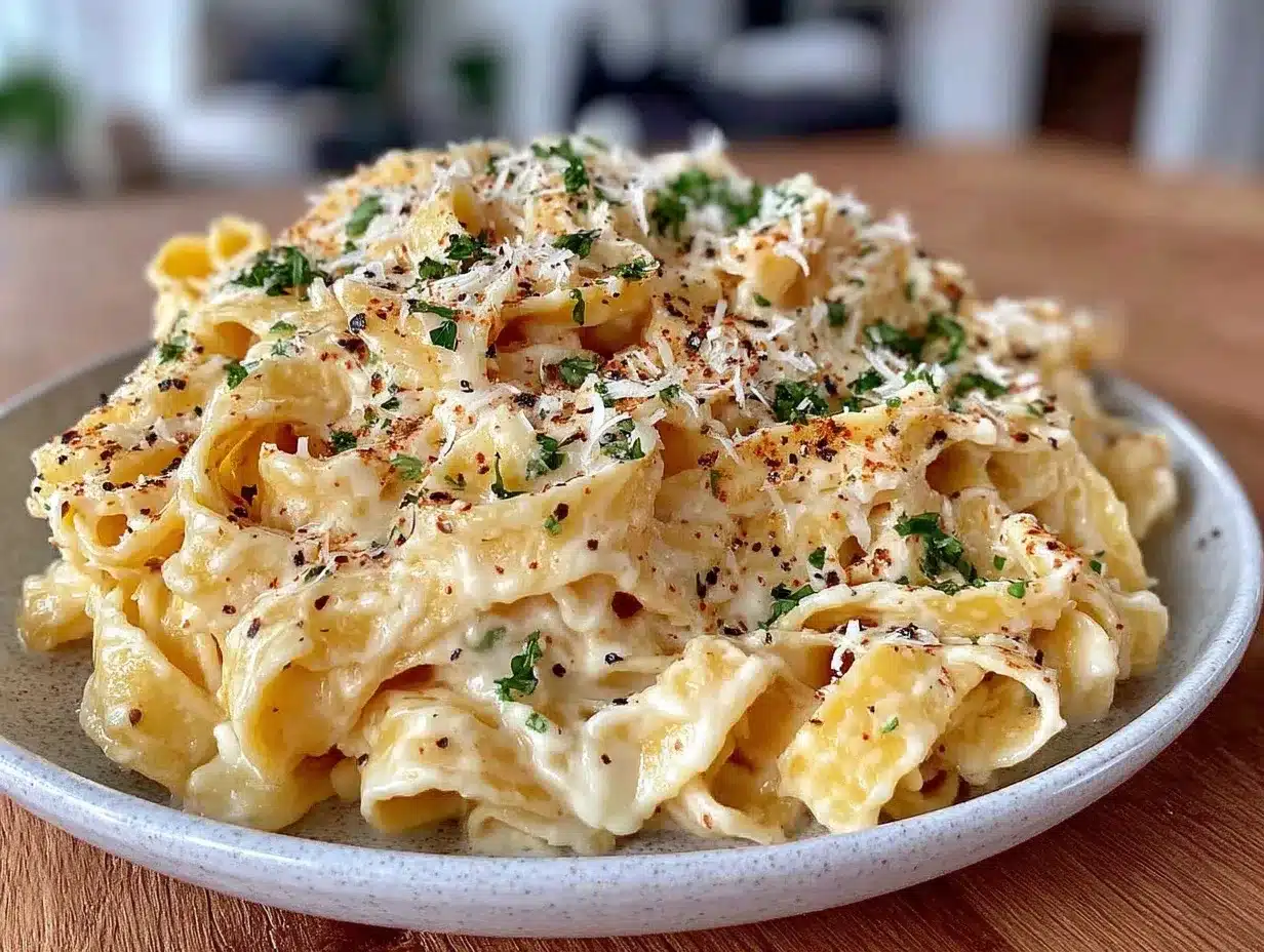 creamy fettuccine alfredo preparation steps