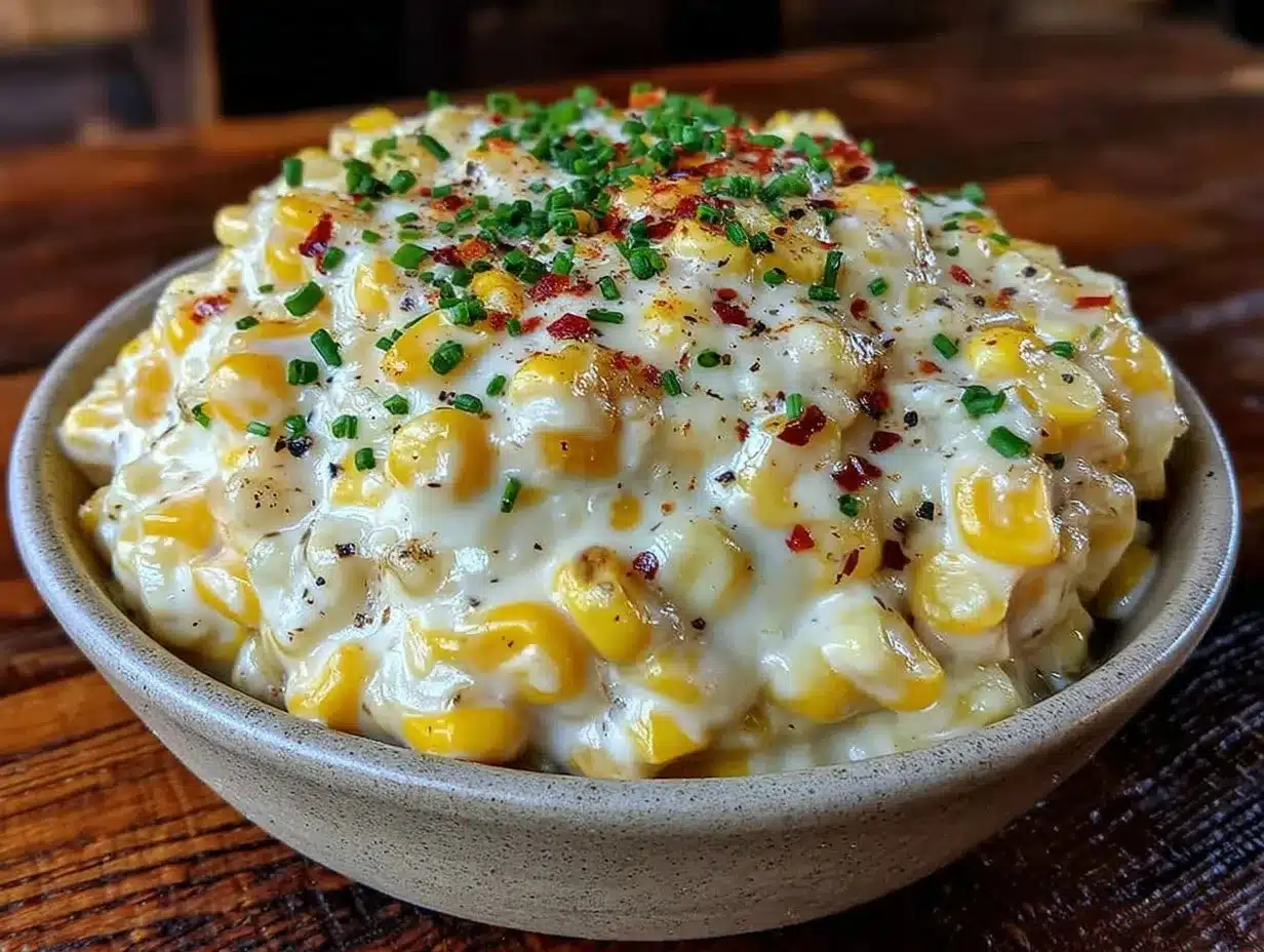 creamy homemade creamed corn preparation steps