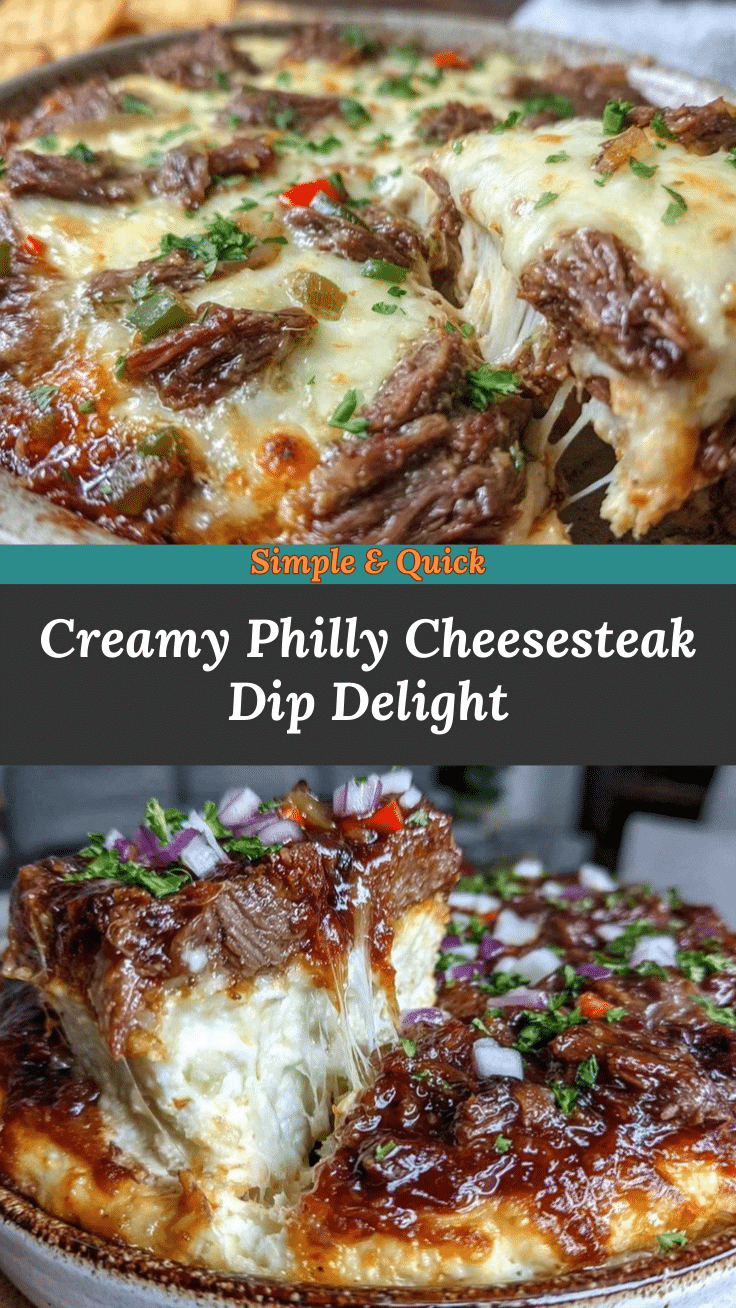creamy philly cheesesteak dip recipe