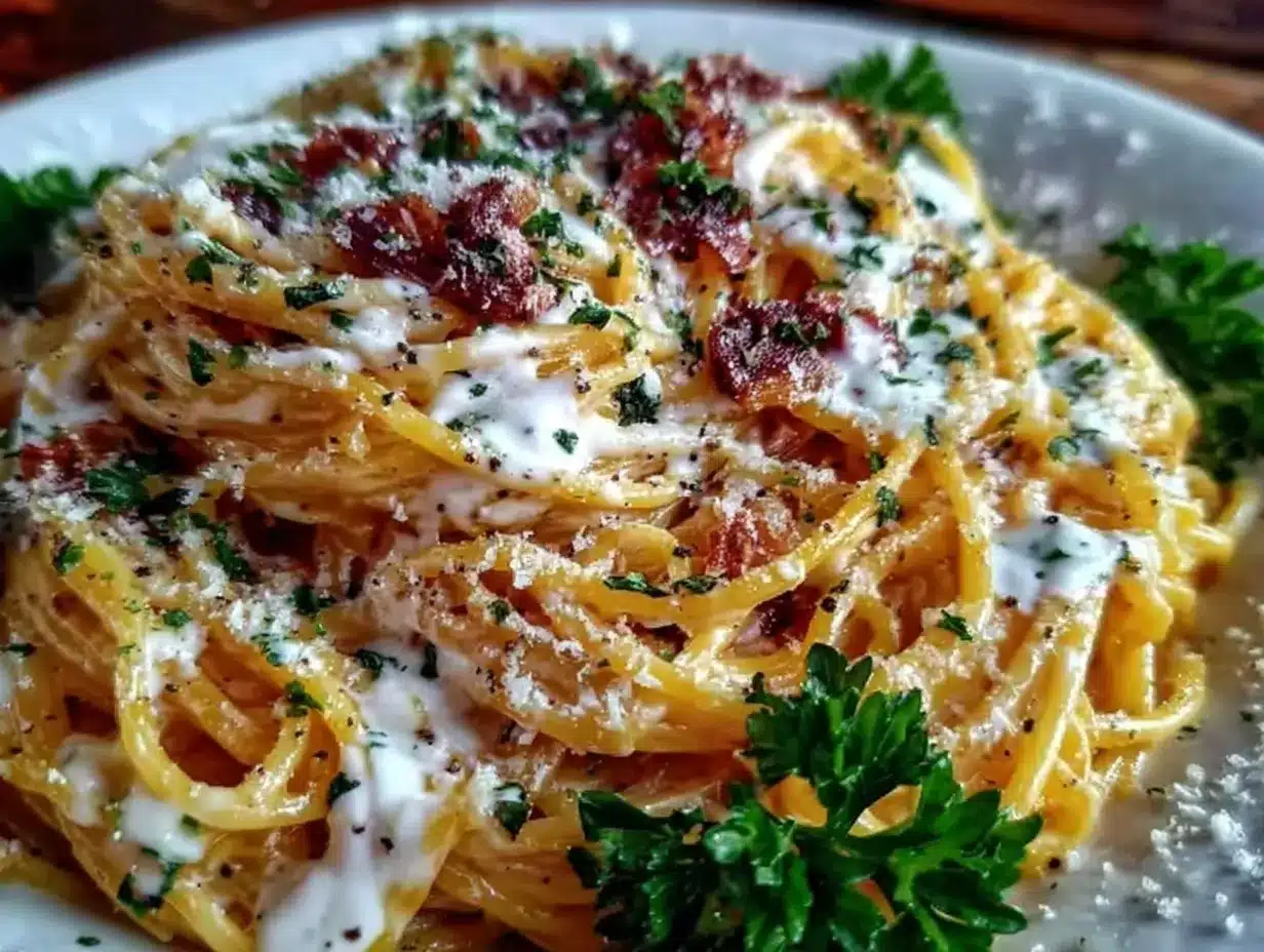 Creamy Ranch Spaghetti Twist preparation steps