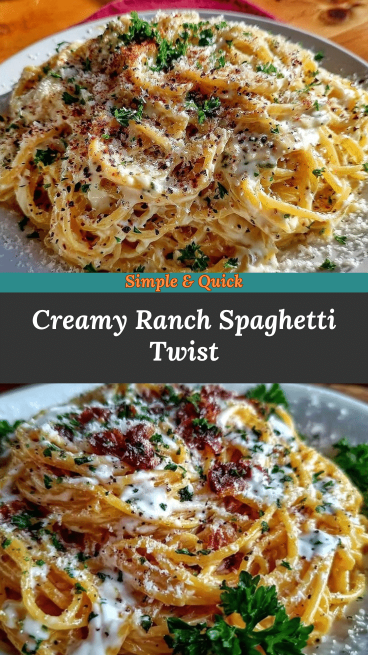 Creamy Ranch Spaghetti Twist recipe