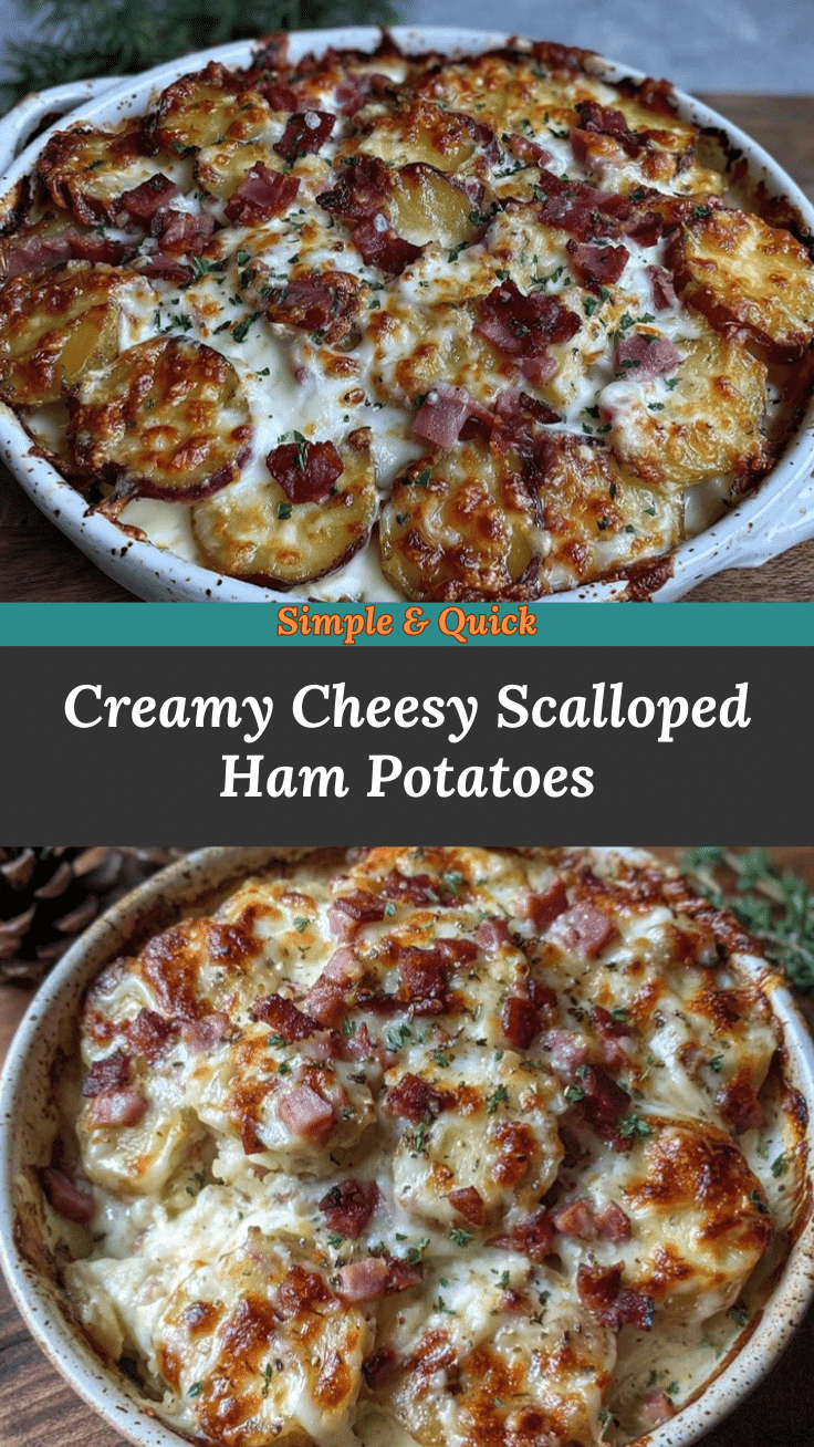creamy scalloped ham and potatoes casserole recipe