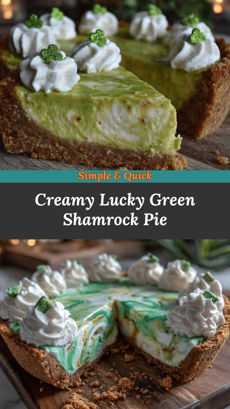 Creamy Shamrock Pie recipe