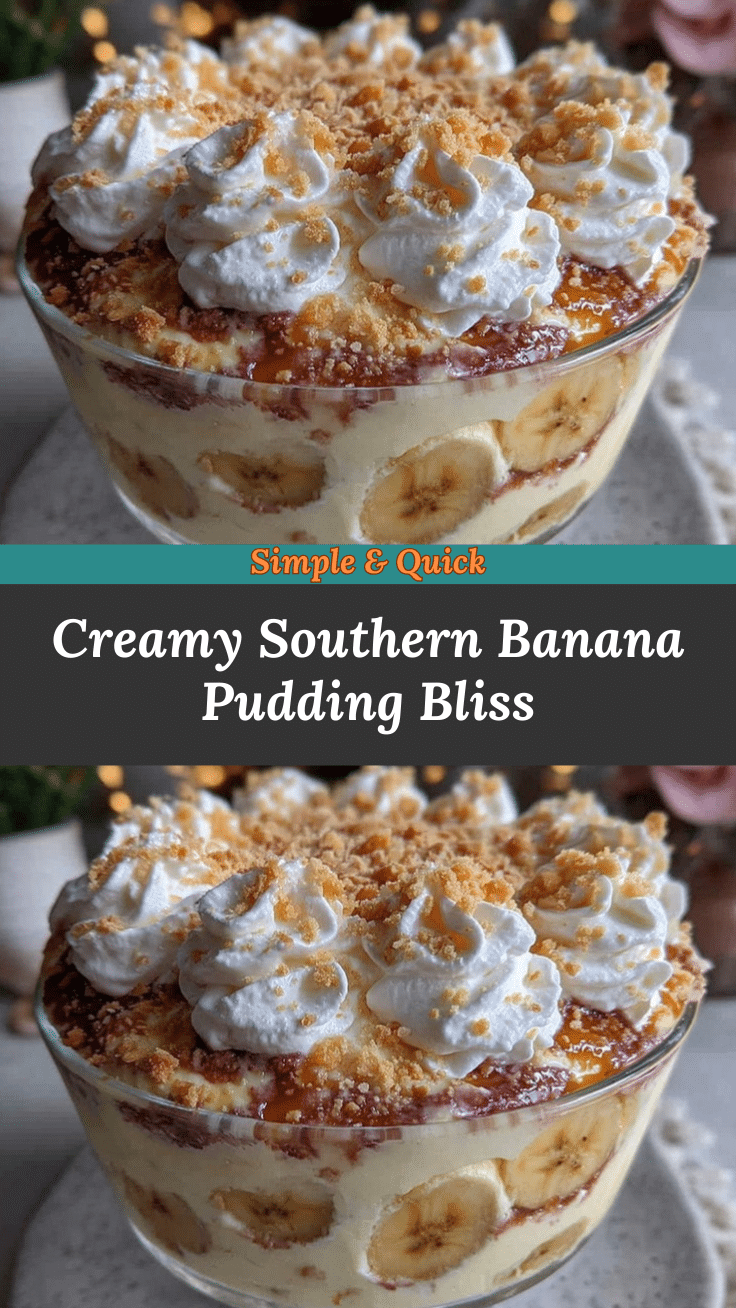 Creamy Southern Banana Pudding recipe